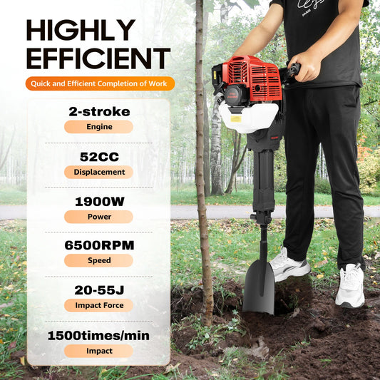 Gas Powered Tree Digger