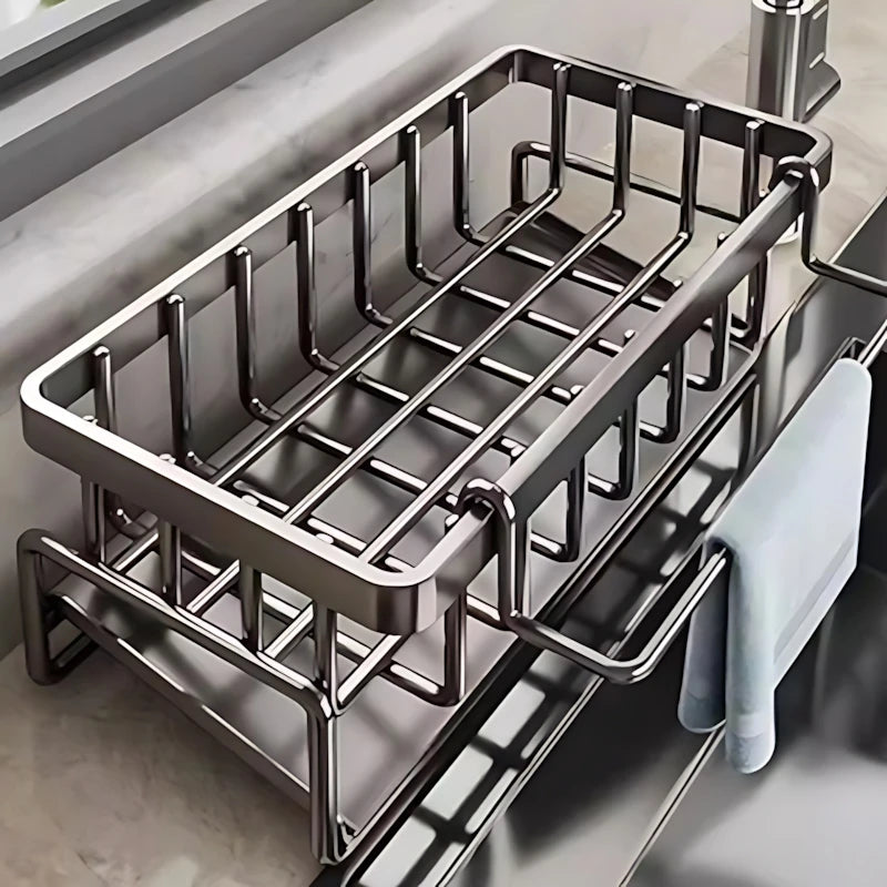 Over the Sink Kitchen Organizer - Sponge Holder & Dry Rack