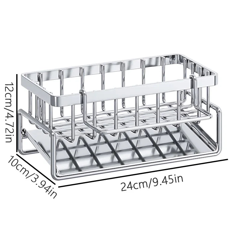 Over the Sink Kitchen Organizer - Sponge Holder & Dry Rack