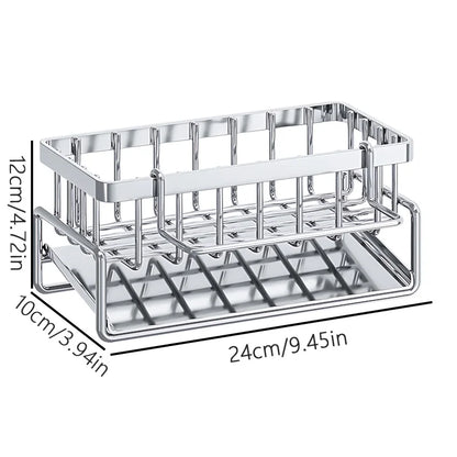 Over the Sink Kitchen Organizer - Sponge Holder & Dry Rack