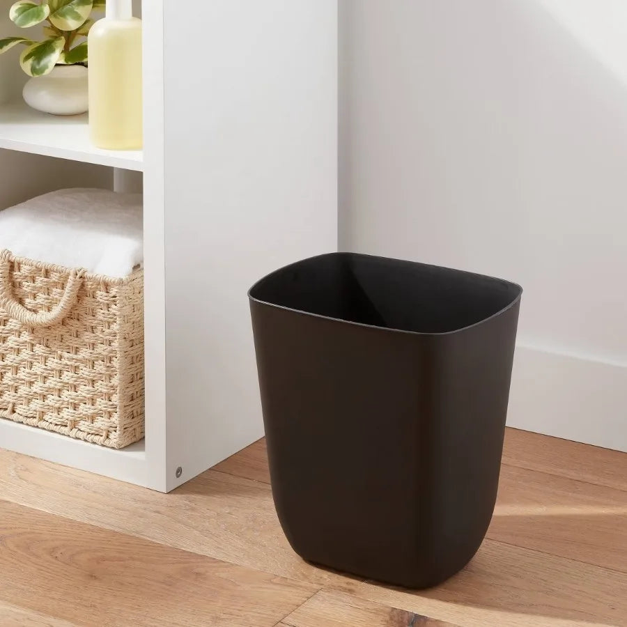 3gal Open Black Waste Basket