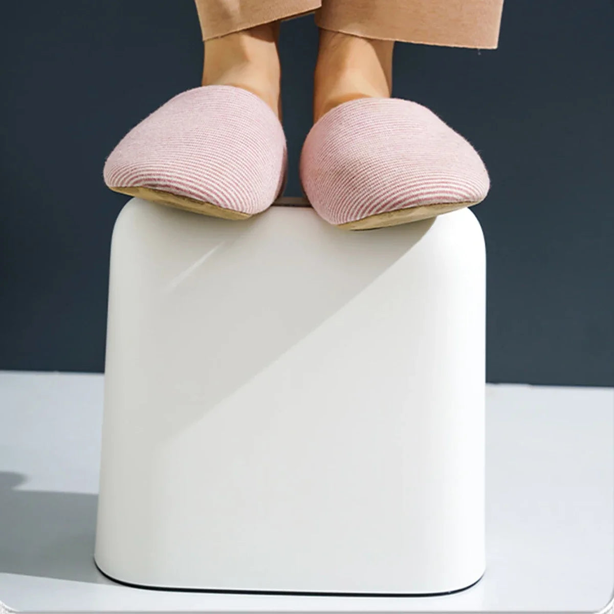 Narrow Trash Can  for Home, Office or Small Spaces