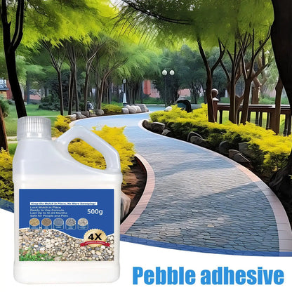 500g Mulch Rock Adhesive, Fast Drying Glue for Outdoor Yard Patio Stones