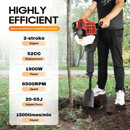 Gas Powered Tree Digger