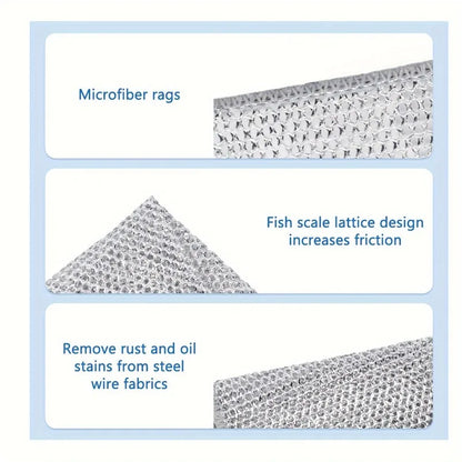 Metal Steel Wire Kitchen Dish Towels, or Pot Washdishing Cloths