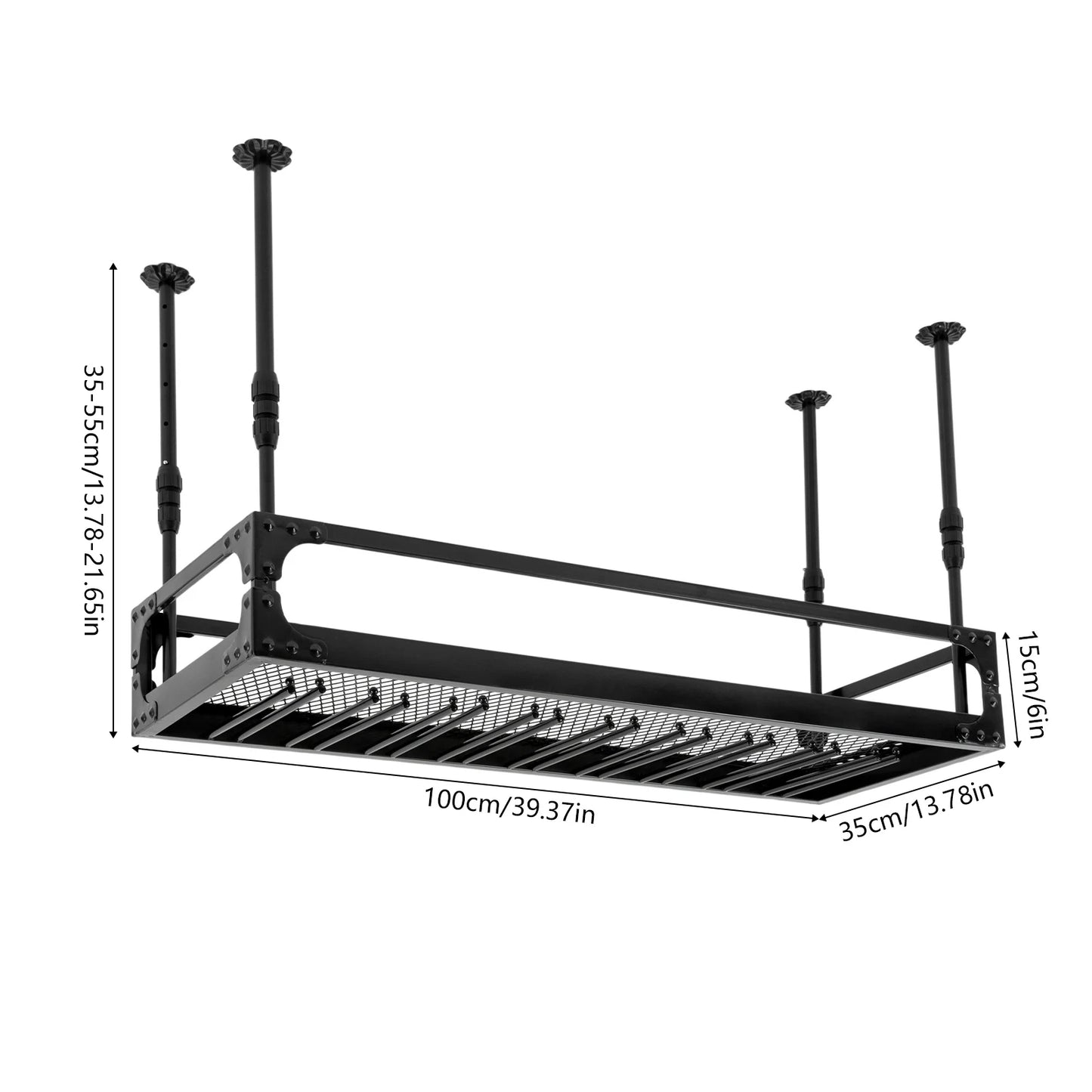 Metal Ceiling Mounted  Wine Goblet Rack