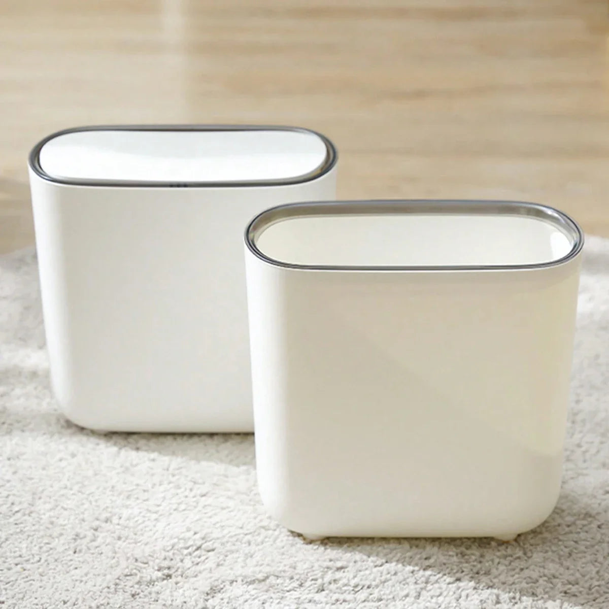 Narrow Trash Can  for Home, Office or Small Spaces