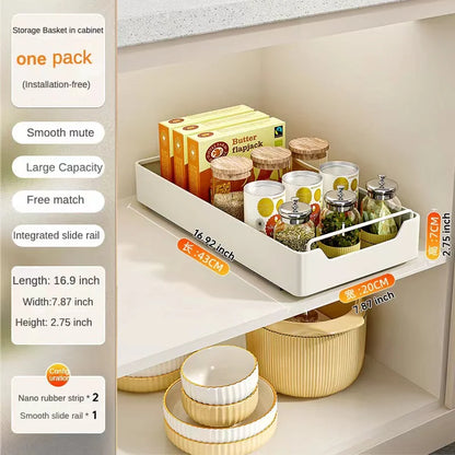 Pull-out Kitchen Drawer  Storage Tray