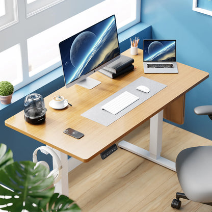 Electric Stand or Sit Desk with Adjustable Height