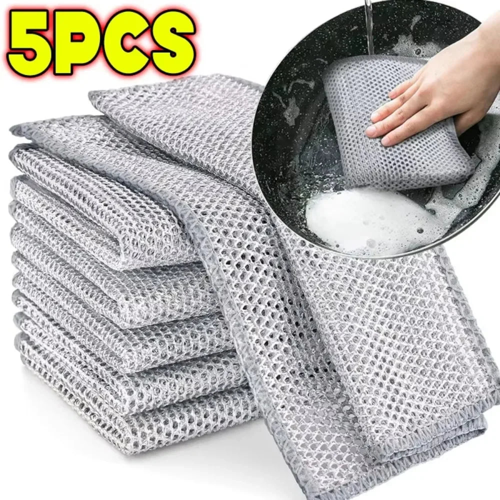Metal Steel Wire Kitchen Dish Towels, or Pot Washdishing Cloths