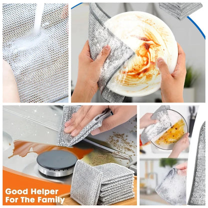 Metal Steel Wire Kitchen Dish Towels, or Pot Washdishing Cloths