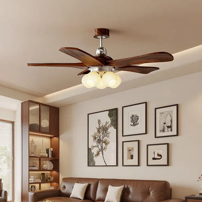 Mid-century style ceiling fan light for living room and dining room,