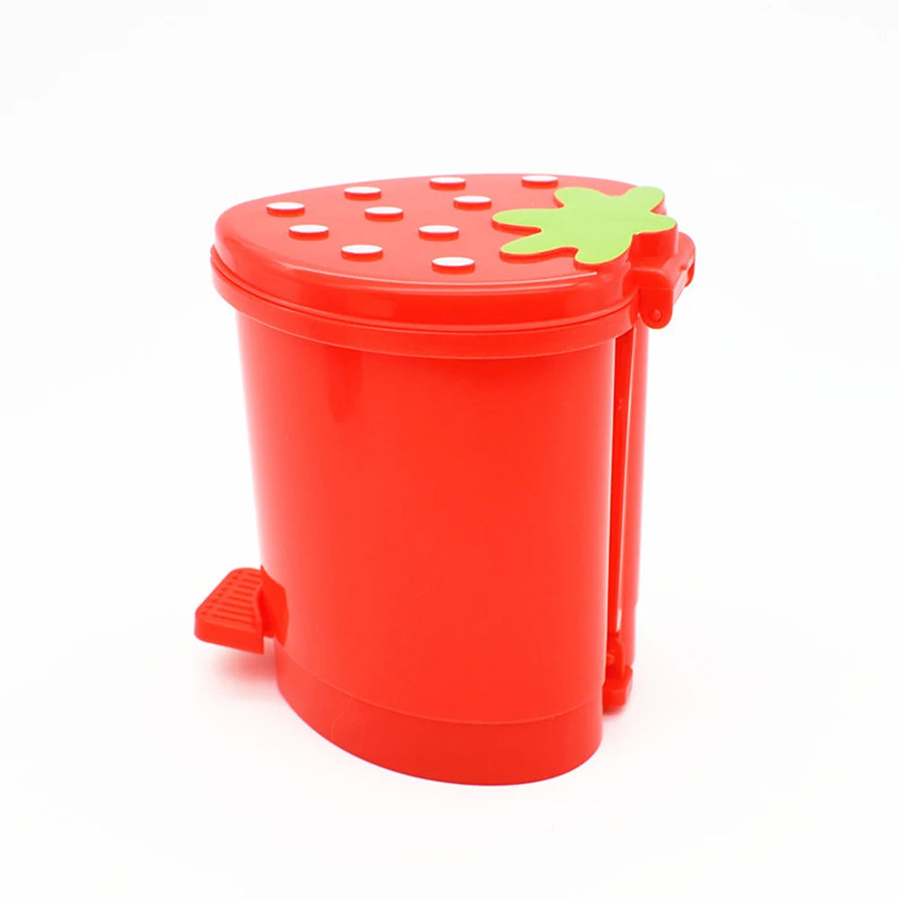 Strawberry Pop-Up Trash Bin