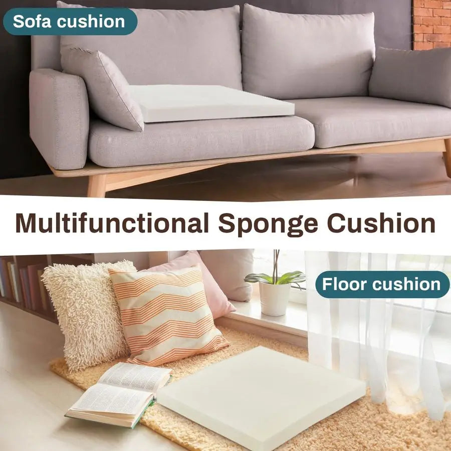 4 Pack 2 x 24 x 24 Upholstery High Density Foam Cushion Seat Replacemen