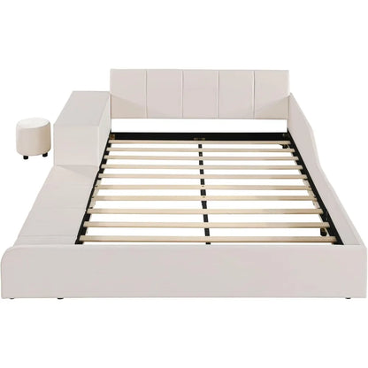 Full size



Full Size Upholstered Mother & Child Bed with Desk and Round Stool