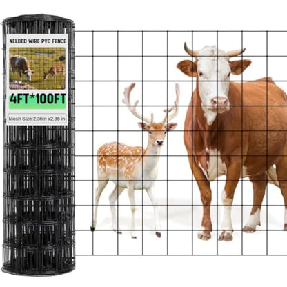 Heavy Duty Garden Fencing Roll for Chicken Dog Deer Cattle Animal Protection 16 Gauge Galvanized Welded Wire Fence with PV