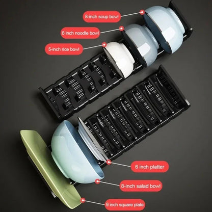 Kitchen Under Cabinet Adjustable Dish Rack